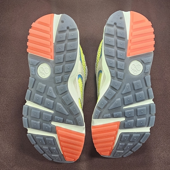 Scotch & Soda Wavy leather sneakers neon green - Picture 3 of 10